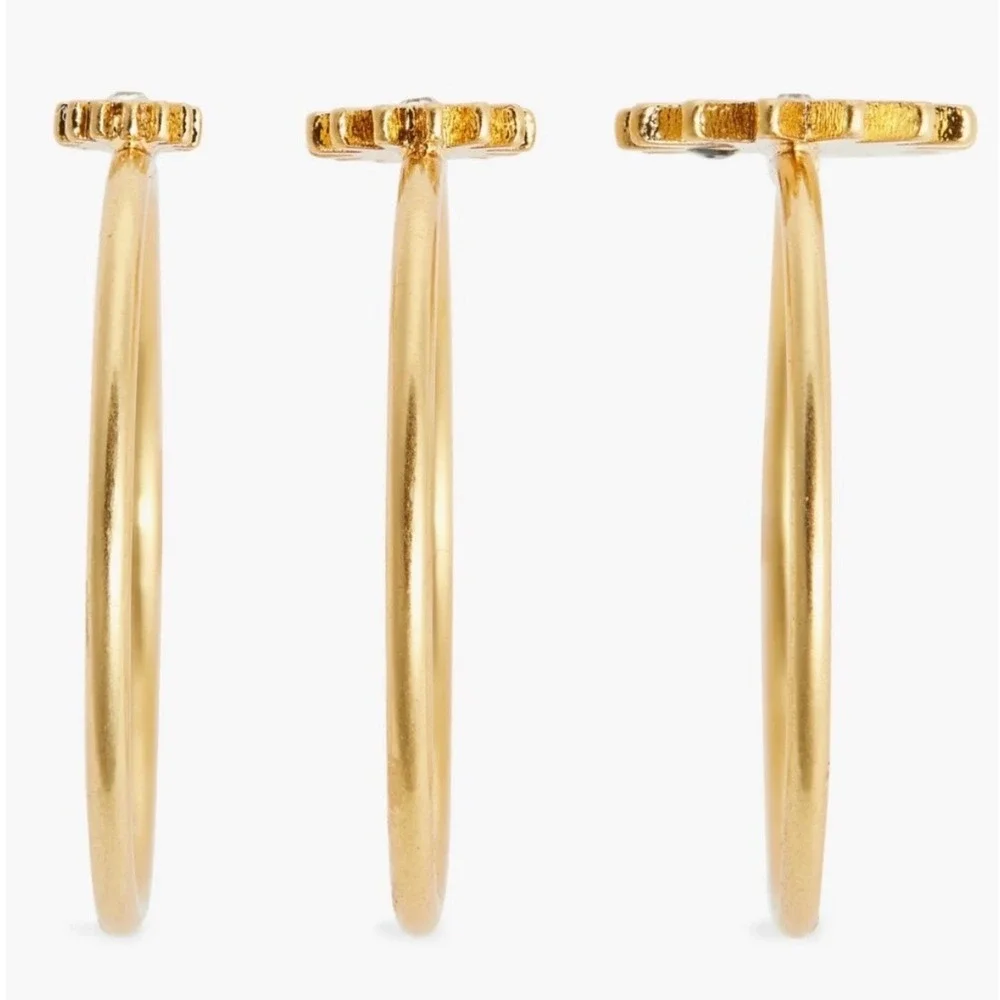Madewell Sunbeam Stacking Ring Set  Size 8